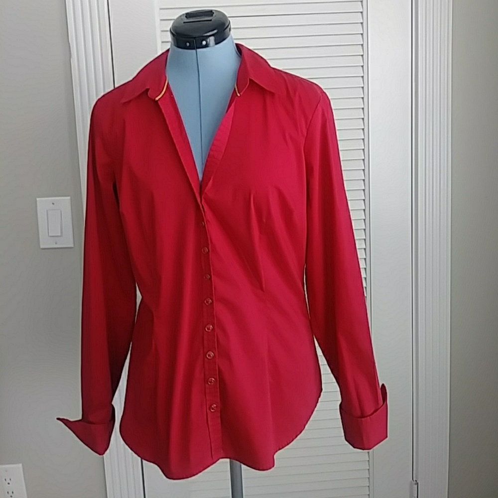 Red Colard Shirt